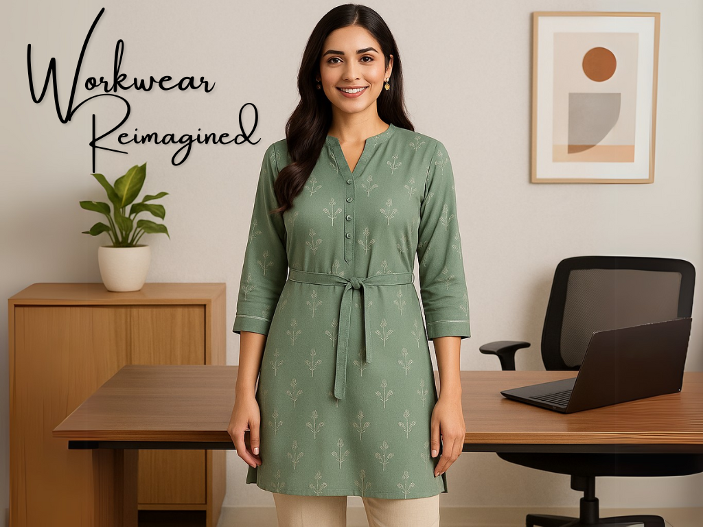 Workwear Reimagined: Stylish Office Looks with Kapokk Kurtis