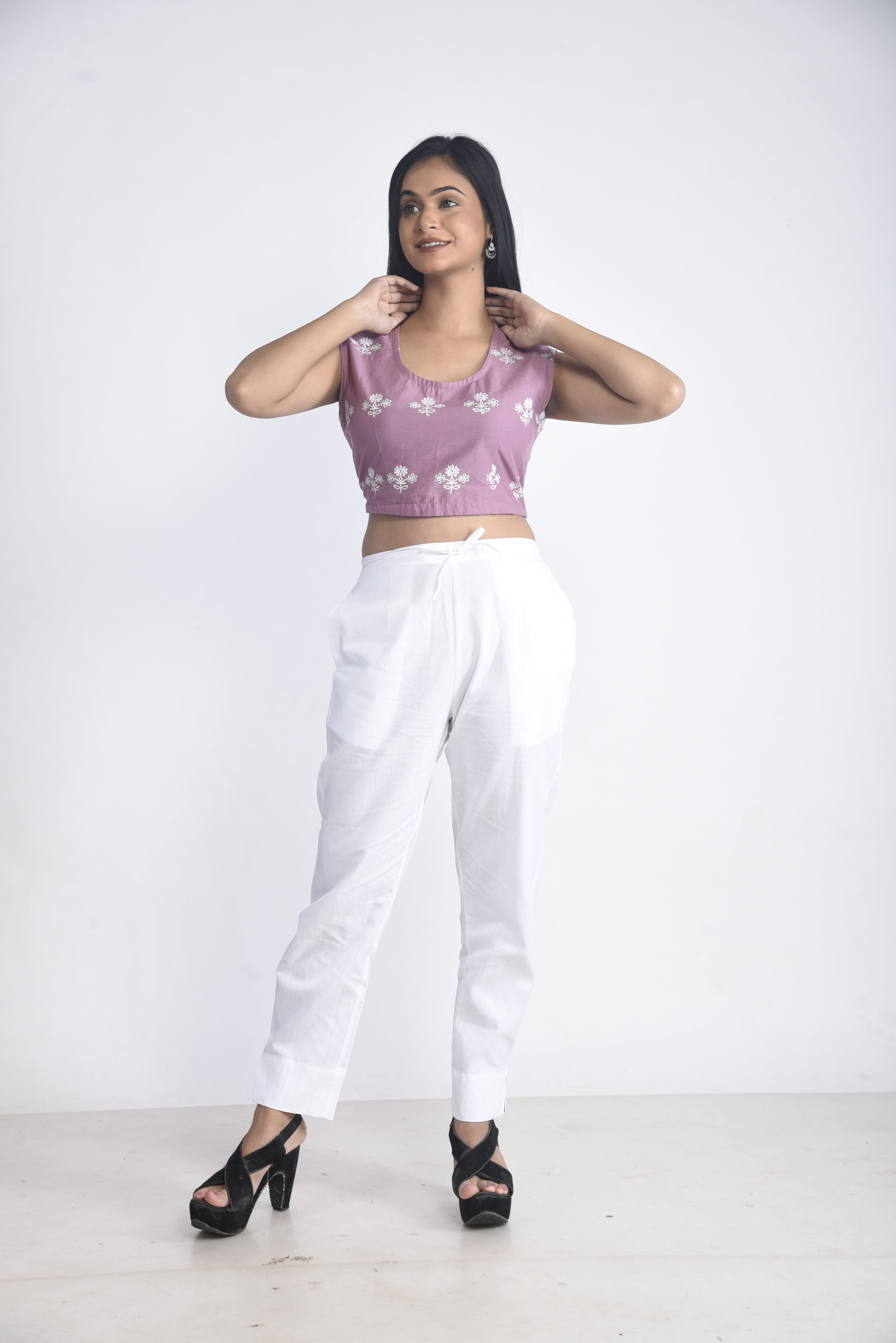 White-Tone Premium Cotton Trouser