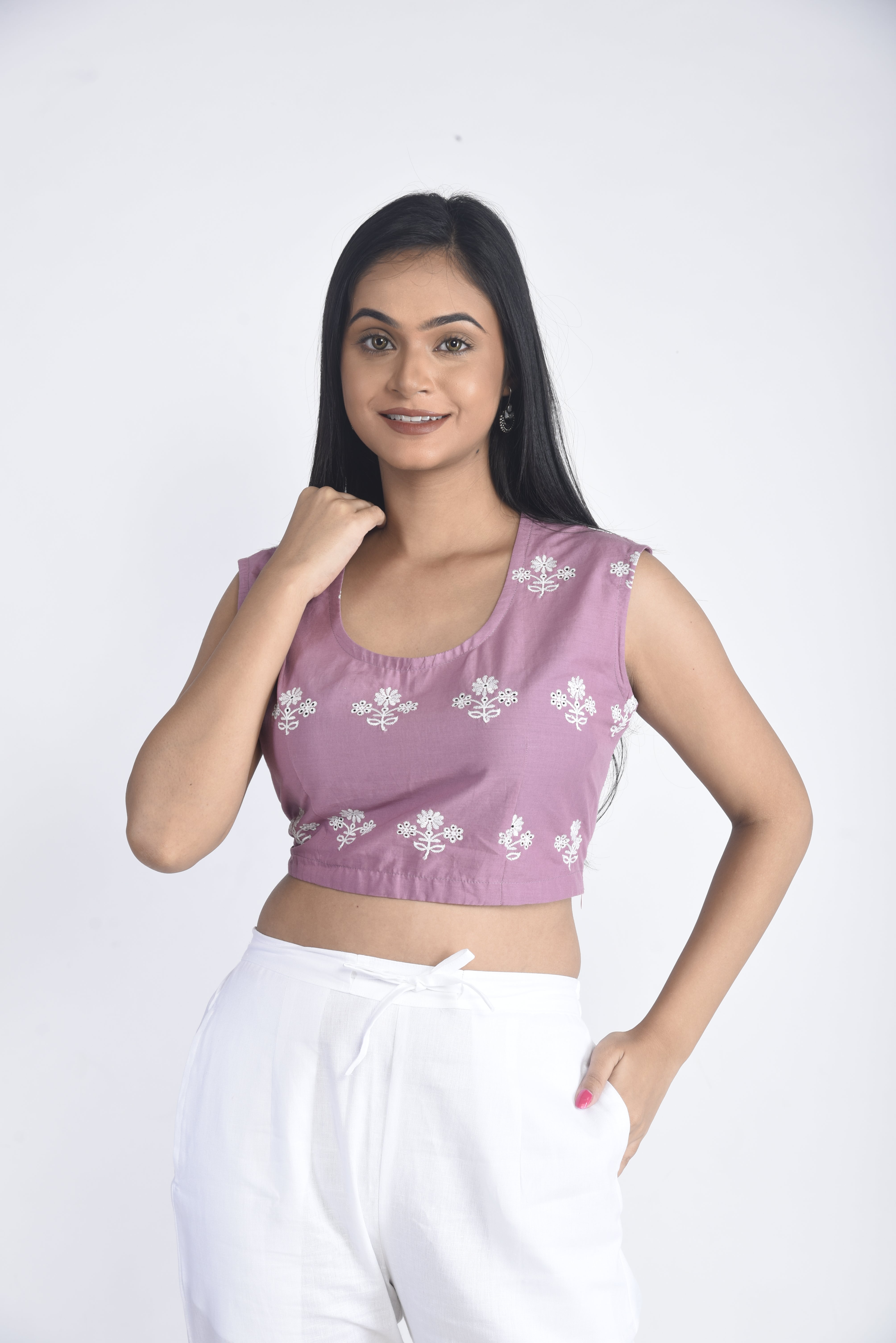 White-Tone Premium Cotton Trouser