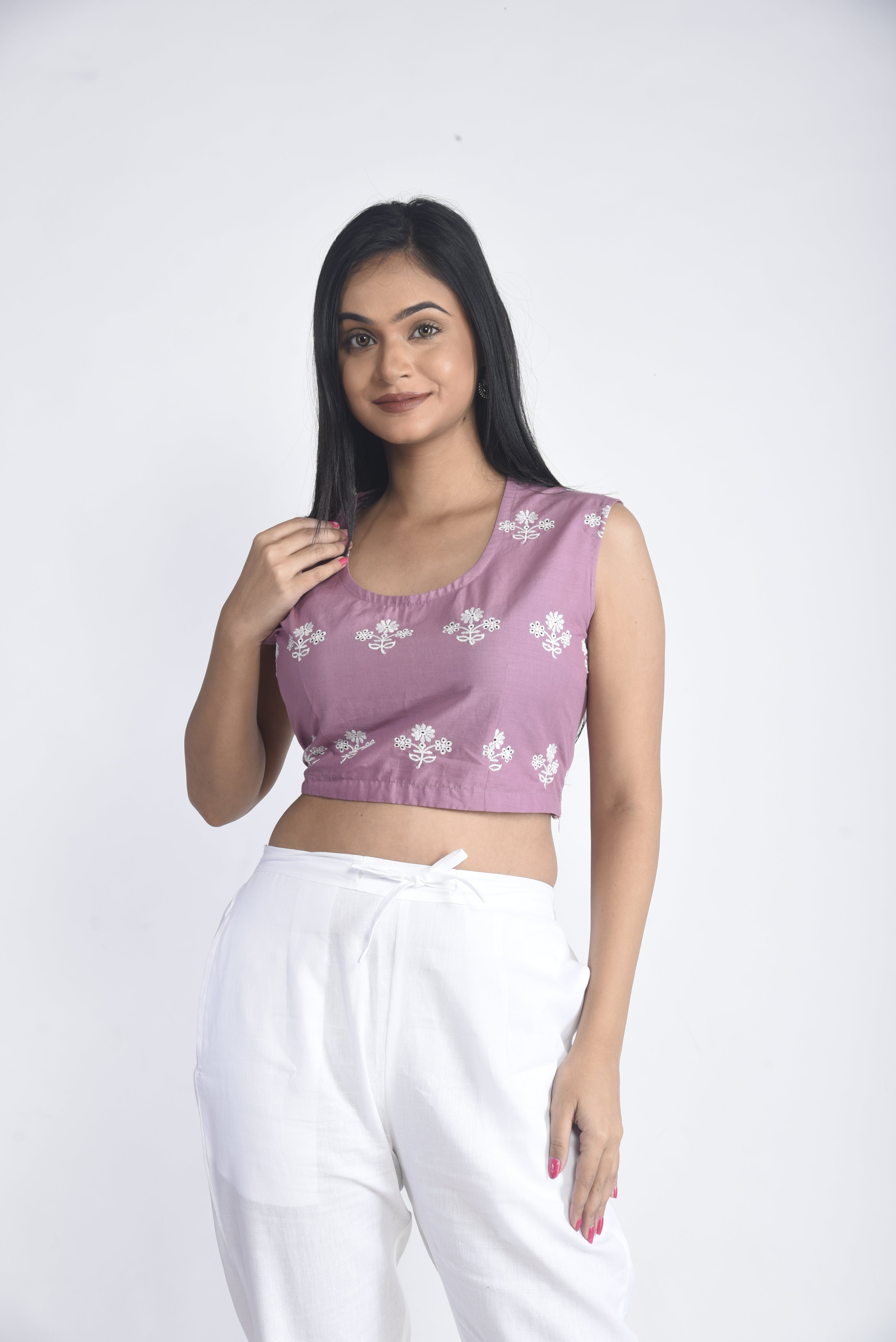 White-Tone Premium Cotton Trouser